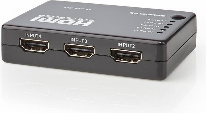 Immagine prodotto Nedis Switch T HDMI a 5 porte 5X ingresso HDMIT 1x uscita HDMIT 1080p 3,4 Gbps ABS Nero