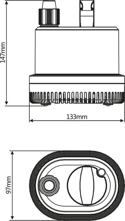 Produktbild SunSun CHL-2500 Aquarium Pumpe 2500 l/h 40 W Aquariumpumpe flache Ansaugung