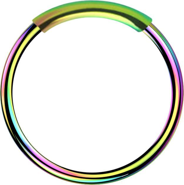 Produktbild Star Piercing Nasenring endlos farbig (ohne Messing, Chirurgenstahl 316L)