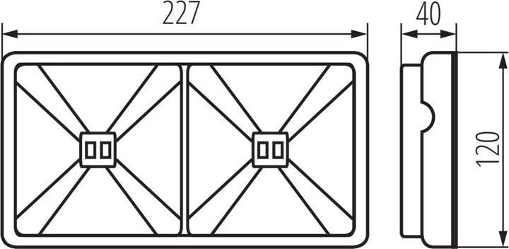 Produktbild Kanlux LED-Notleuchte ONTEC S20 M1X 60