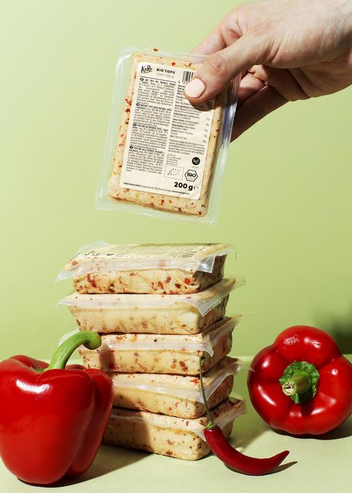 Image du produit KoRo Tofu bio au paprika, épicé (1200 g)