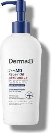 Derma:B Derma B CeraMD Repair Oil 200ml Unparfümiert Parfümfrei Leichtes, schnell einziehendes Weichmacheröl (Körperöl, 200 ml)