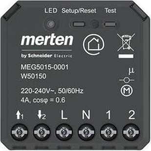 Produktbild Merten Wiser Jalousieaktor MEG5015-0001 1Fach Up (Rolladenaktor)