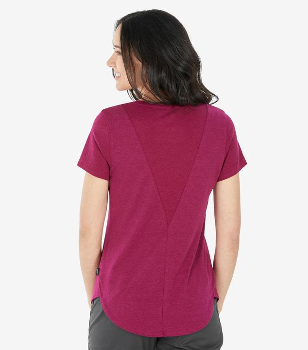 Actual product image Quechua Women's short-sleeved hiking shirt - NH500 (M)
