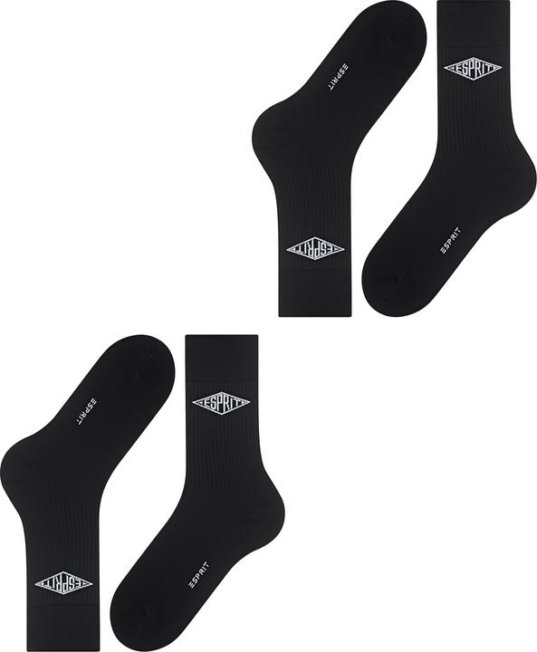 Image du produit Esprit Unisex Logo SO 2P (lot de 2, 35 - 38)