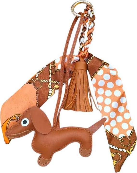 Prima Ballerina Bag Charm Hund Camel