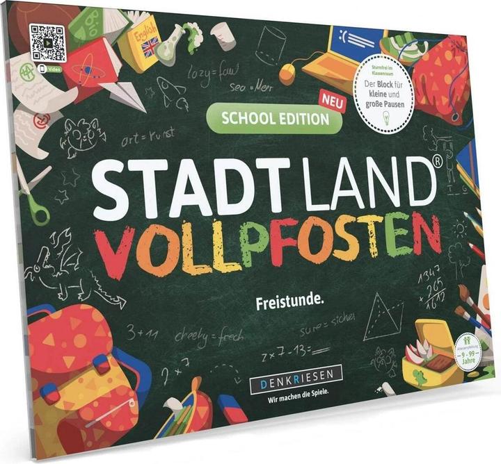 Produktbild Denkriesen STADT LAND VOLLPFOSTEN® A4 - SCHOOL EDITION - "Freistunde." (Deutsch)