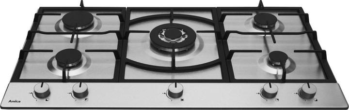 Actual product image Amica PG9511XPR Cooktop Stainless Steel Integrated Gas Cooktop 5 Zone(s)