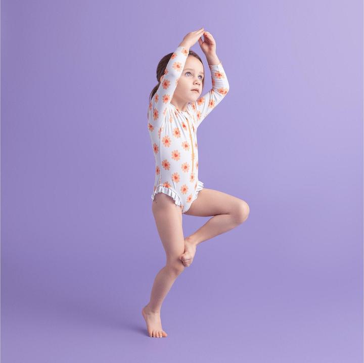 Produktbild Swim Essentials Badeanzug langarm Flower Hearts Gr. 86/92 (86)
