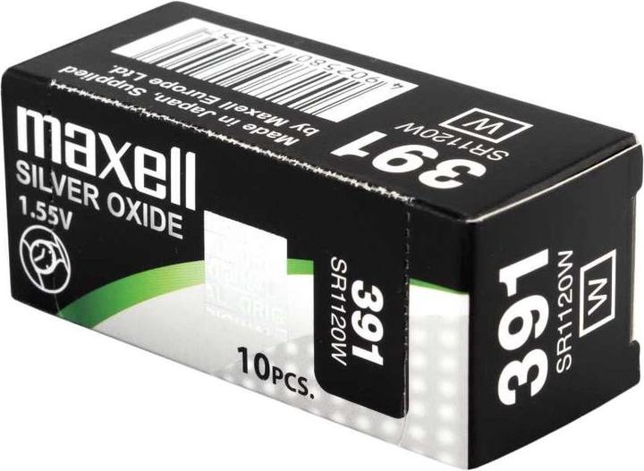 Actual product image Maxell Button cell SR1120W 10 pieces (10 pcs., SR55, 55 mAh)