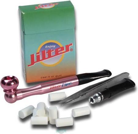 Actual product image Jilter Metal whistle pink