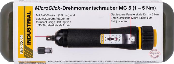 Actual product image Proxxon Torque Screws (1/4", 1 Nm, 5 Nm)
