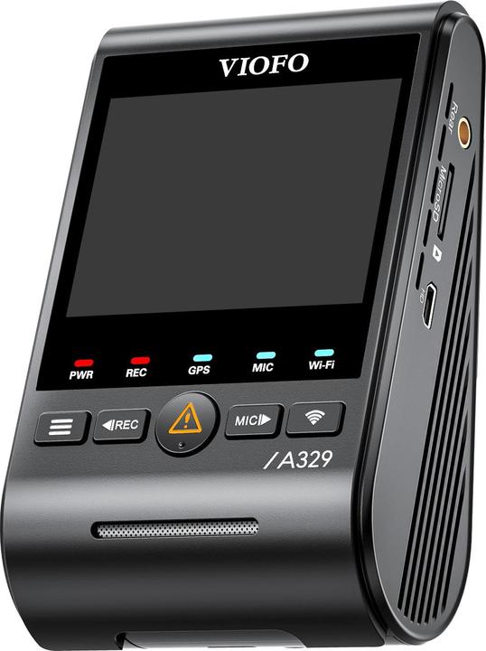 Actual product image Viofo A329 1CH 4K 60FPS WiFi, GPS (Wi-Fi, GPS receiver, Built-in microphone, 4K)