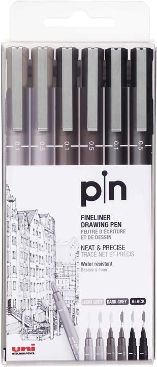 Image du produit Uni-ball Le finisseur d'épingles (Noir, 6 x)