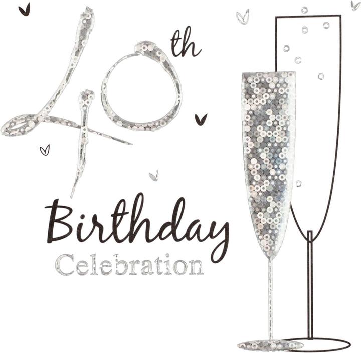 Immagine prodotto Generic Inviti per il 40° compleanno (confezione da 6) (6 pz.)