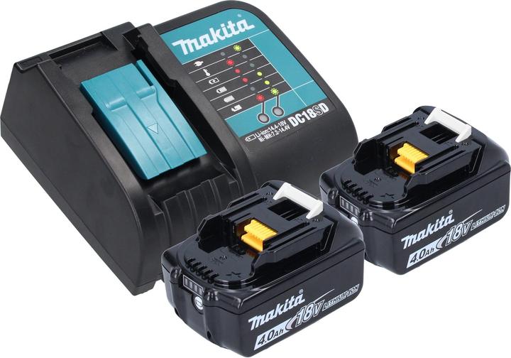Image du produit Makita DCL 180 SM2O Aspirateur à batterie 18 V 0,65 l Olive Outdoor Adventure Series + 2x batterie 4,0 Ah +