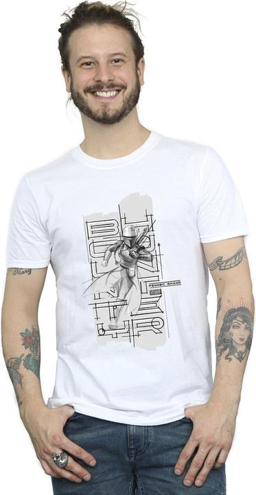 Produktbild Star Wars The Book Of Boba Fett Fennec Illustration TShirt (XL)