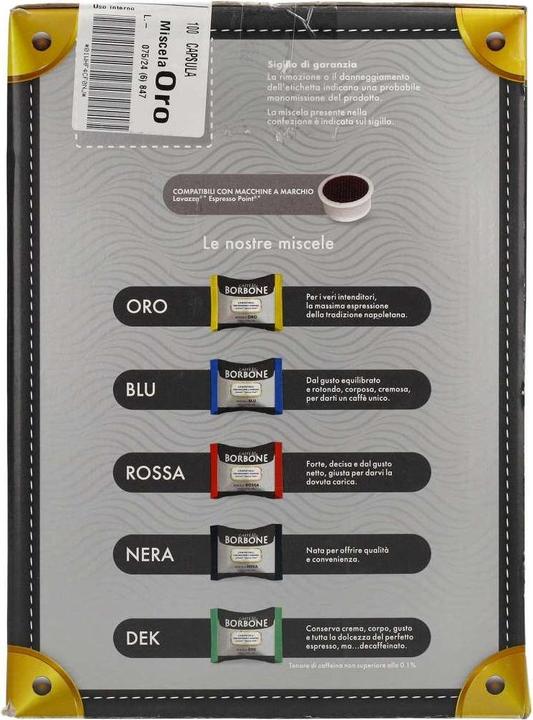 Immagine prodotto Caffè Borbone Miscela Oro EP (100 x Porta.)