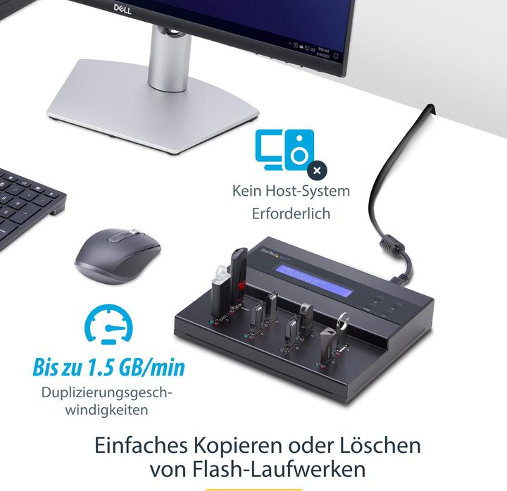 Image du produit StarTech Duplicateur USB - 1:7 - Clés USB - Flash Drive Duplicator (USB-A, 7 Ports)