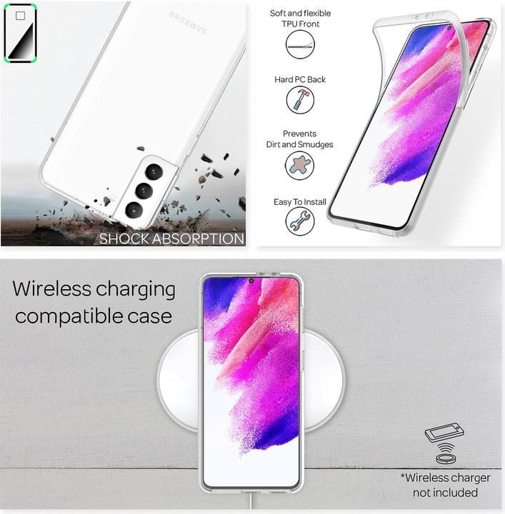 Actual product image Nalia 360 degree cell phone case (Samsung Galaxy S21 FE)
