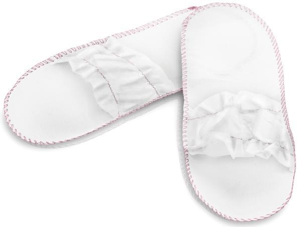 Produktbild Cosmetic Einweg Vlies Pantoffeln elastisch/offen (One Size)