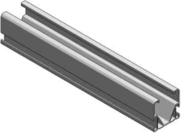 Produktbild Van der Valk Solar Systems 701704670 Aluminiumprofil Side++ L=4670 mm (Solaranlage Montagematerial)