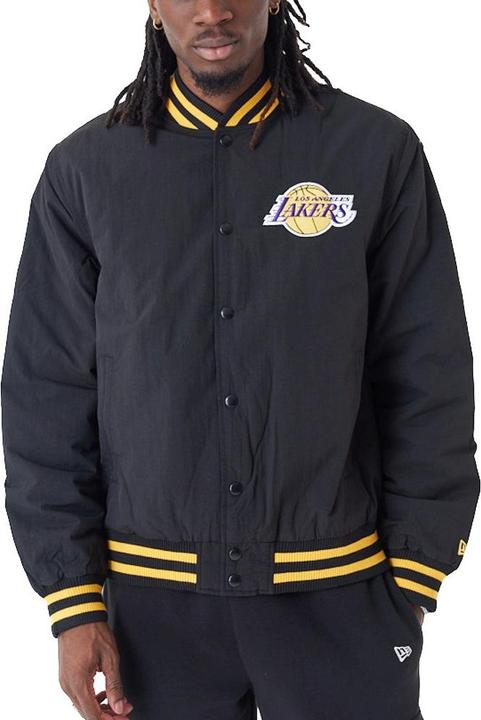 Produktbild New Era College Bomber Jacke - BACKPRINT LA Lakers - L (L)