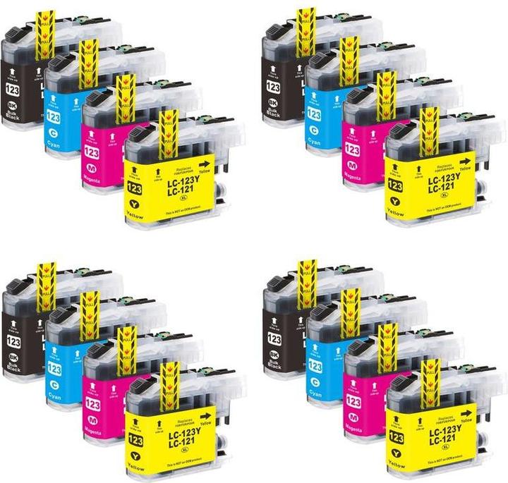 Actual product image Hermex Compatible Ink Cartridge XL for Brother MFC-J6520DW (M, FC, C, Y)