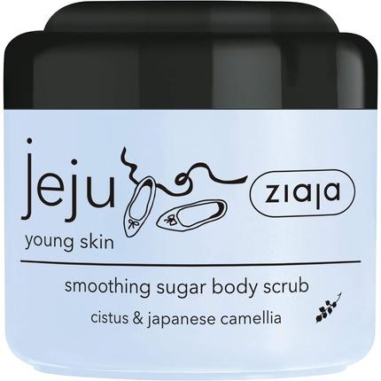 Ziaja Sugar body peeling withack grains ( Smooth ing Sugar Body Scrub) 200 ml (200 ml)