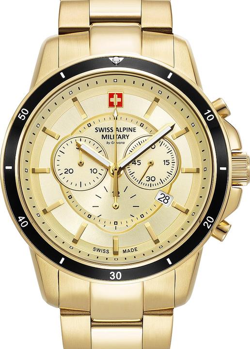 Image du produit Swiss Alpine Military 7089.9111 Chronographe Montre Homme 44mm 10ATM (Montre analogique, 44 mm)