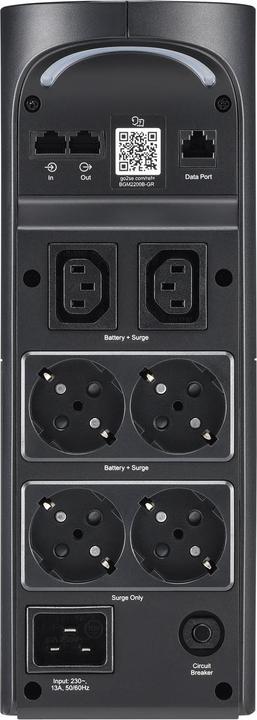Productafbeelding APC Back-UPS Pro (2200 VA, 1320 W, Lijninteractief UPS)