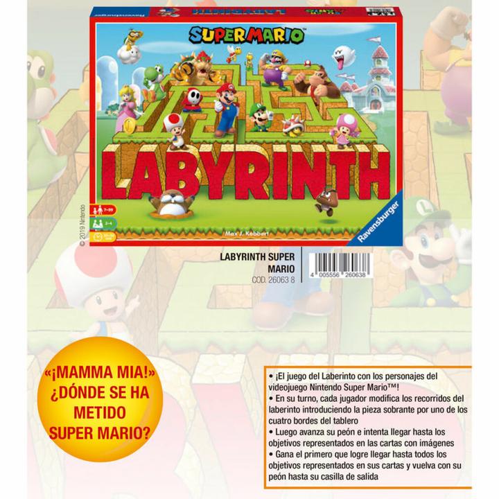 Immagine prodotto Ravensburger Labirinto di Super Mario (Francese, Italiano, Tedesco, Spagnolo, Olandese, Inglese)