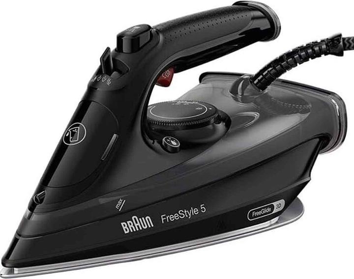 Braun TexStyle 5 SI 5088 BK Dry & Steam Iron EloxalPlus soleplate (2800 W, 220 g/min)