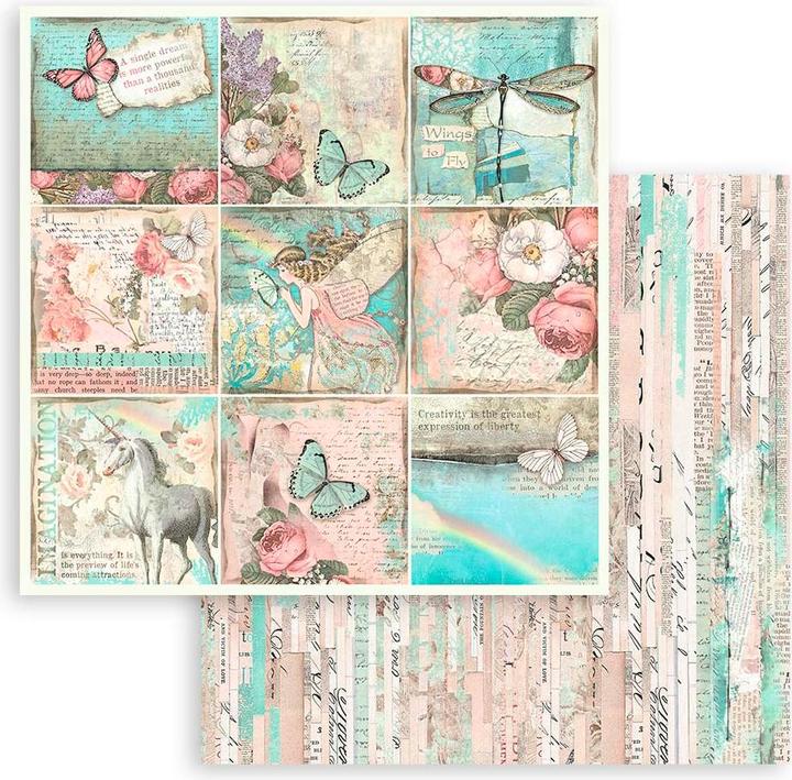 Immagine prodotto Stamperia Tappetino per scrapbooking "Wonderland (190 g/m², 10 x)