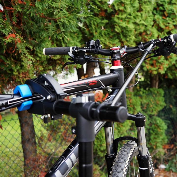 Actual product image Wiltec Repair stand 360° swivelling 30kg adjustable bike assembly stand