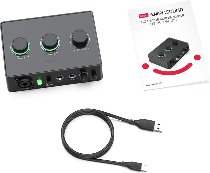 Produktbild Fifine SC1 (USB, 6.3mm Klinke (Jack), 3.5mm Klinke)