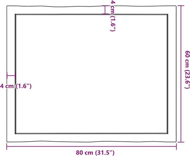 Image du produit VidaXL Chaim (80 x 60 x 4 cm)