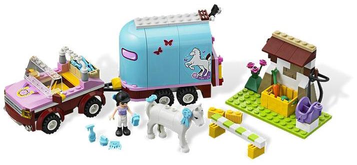 Produktbild LEGO Friends Geländewagen mit Pferdeanhänger (3186, LEGO Friends)