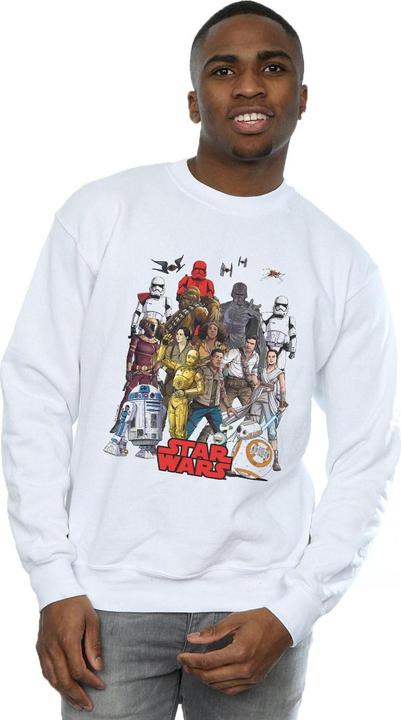Produktbild Star Wars The Rise Of Skywalker Character Collage Sweatshirt (L)