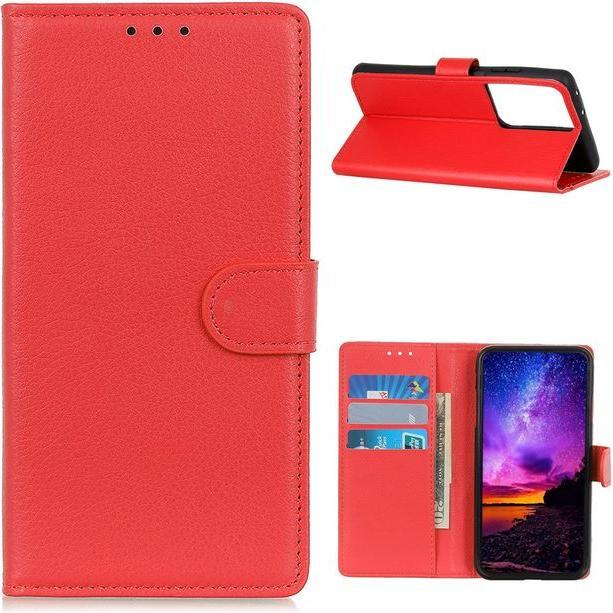 Productafbeelding MU Classic Litchi Leren Boekomslag Serie (Samsung Galaxy S21 Ultra)