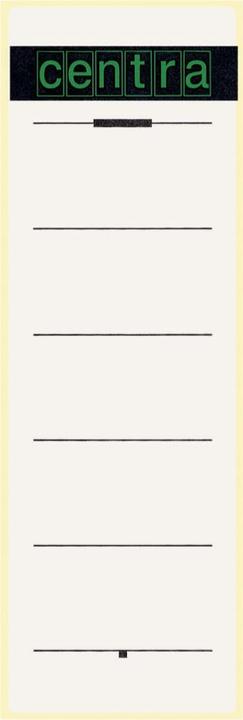 Actual product image Centra Self-adhesive spine label, paper, long, wide, 10 pieces, white