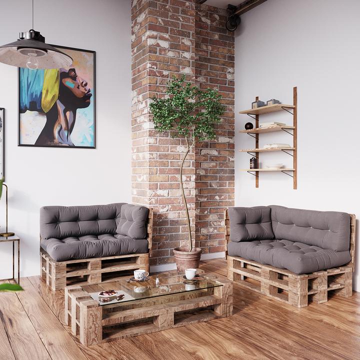 Actual product image Vicco Palettenkissen Flocken (120 x 80 x 15 cm)