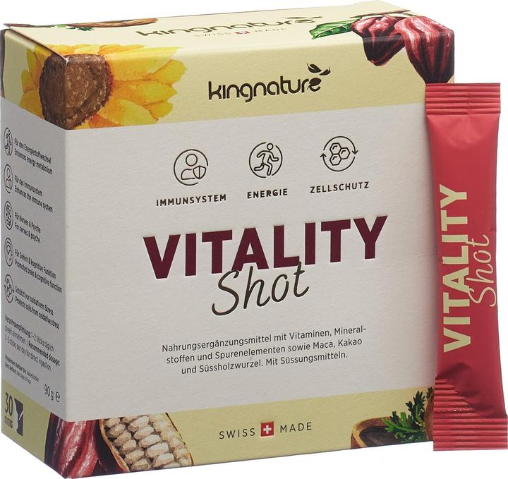 Immagine prodotto Kingnature Vitality Shot (30 pezzi) (30 Pezzo/i, Polvere, 130 g)