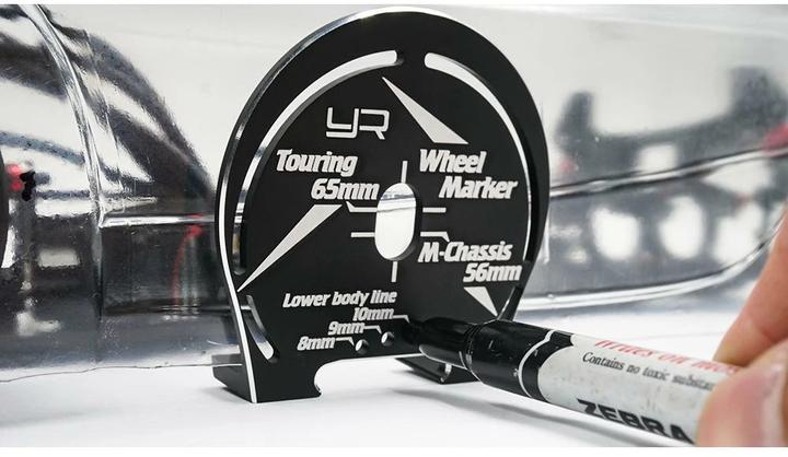 Produktbild Yeah Racing Rad-Marker für 1:10 Karosserien