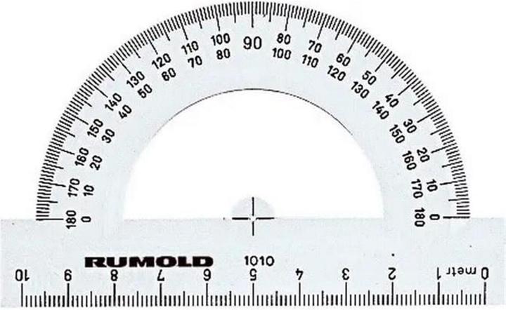 Produktbild Rumold Schulwinkelmesser 10cm 1010 180° (100 mm)