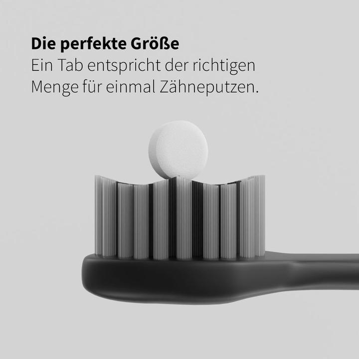 Actual product image Zahnheld Mint toothpaste tabs in a bundle Without fluoride