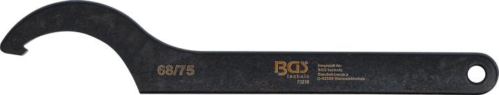 Actual product image BGS Hook Wrench with Nose 68 - 75 mm (71 mm, 70 mm, 74 mm, 68 mm, 75 mm)