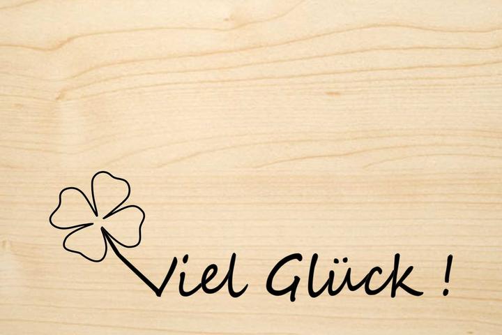 Actual product image Die Laserei So Hot Wooden greeting cards (6 pcs.)