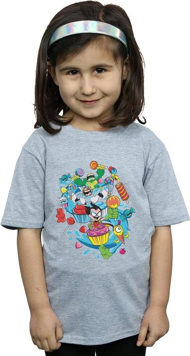 Actual product image Girls Teen Titans Go Candy Mania Cotton T-Shirt (152, 158)