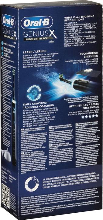 Actual product image Oral-B Genius X Electric Toothbrush Black (Oscillating toothbrush)